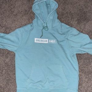 American Eagle Teal Hoodie